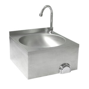 Kontaktivaba segistiga köögivalamu 400x400x(H)450mm