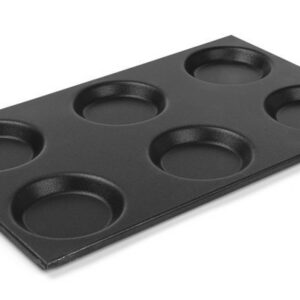 ALU küpsetusplaat GN1/1, vormidega, kõrbemisvastase pinnakattega 530x325x(H)mm