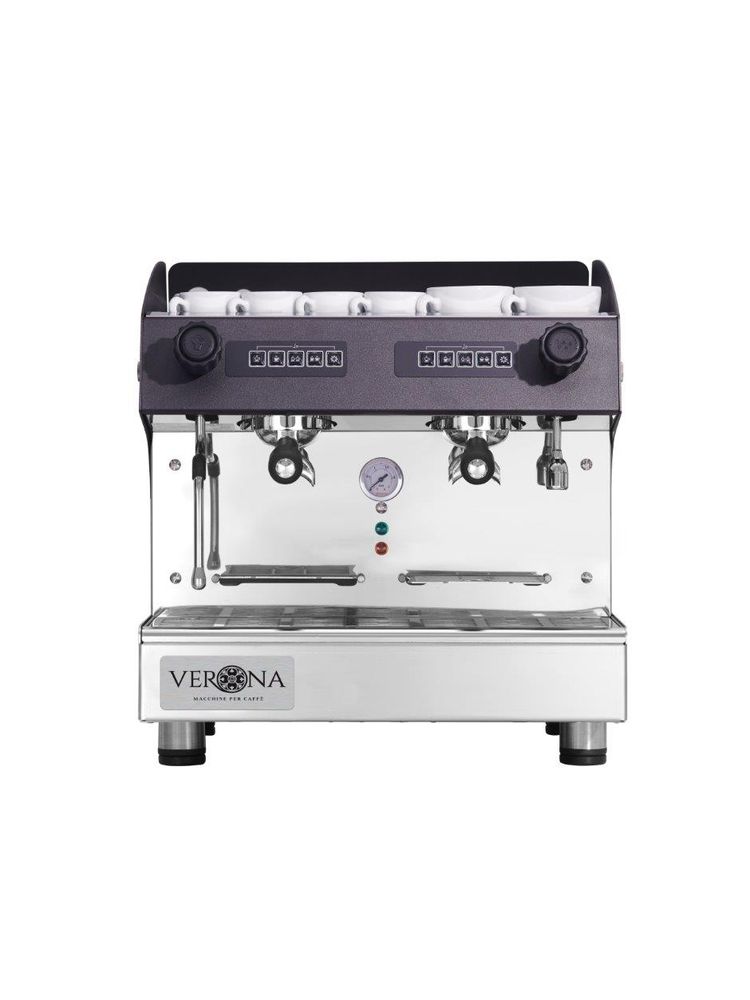 Kohvimasin Julia Compact, 2 valamisosaga, must 230V/2700W, 475x563x(H)530mm - Image 2