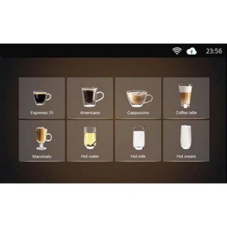 Kohvimasin puutetundliku ekraaniga 230V/2700W, 390x511x(H)582mm