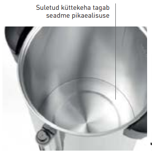 Kuumade jookide boiler kahekordse seinaga, HENDI, 9L, 340x315x(H)430mm - Image 4