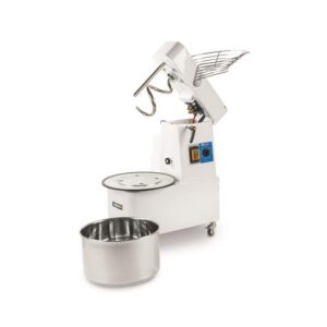 48kg/h 16L Spiraalne taignasegamismasin eemaldatava taignasegamisanumaga, 2 kiirust - Prismafood, 400V/750W, 390x670x735mm