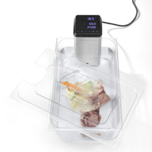 GN1/1 Gastronormi kaas sous-vide-küpseti avaga 530x325mm