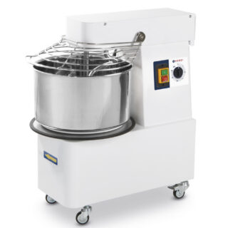 128kg/h Spiraalne taignasegamismasin fikseeritud taignasegamisanumaga - 48 L Prismafood, 400V/1500W, 480x805x850mm