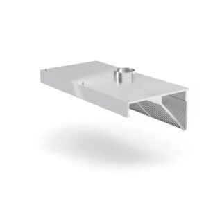 Diagonaalne ventilatsioonikubu seinale Diagonaalne seinale paigaldatav kubu, valgustusega 1000x700x450, 1000x700x(H)450mm