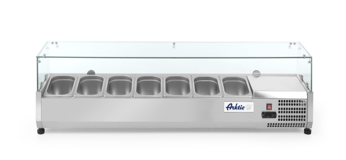 7xGN1/4 Külmlett GN1/4 - kõrgend Arktic 230V/180W, 1505x335x(H)430mm - Image 2