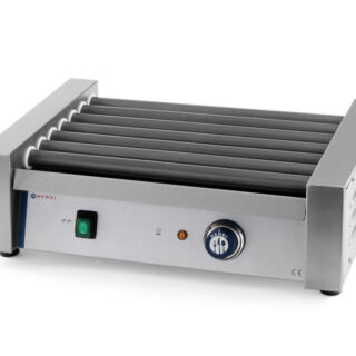 Ühe tsooniga kabanossi -ja hot-dog-i vorstide soojendaja 7 rullikut, 230V/740W, 520x325x(H)175mm