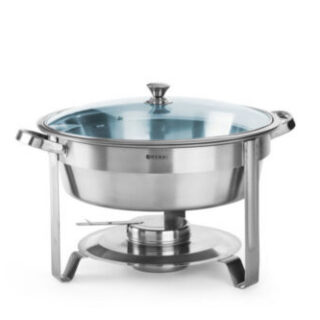 3.5L Lauapealne marmiit - ümmargune soojendamine põletuspastaga Ø390x270mm