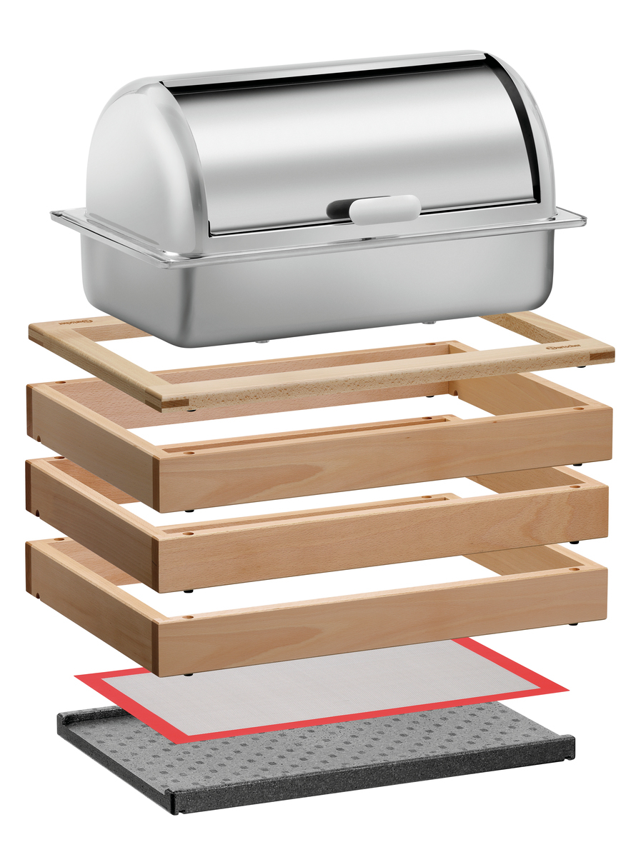 Finishing frame buffet system CD