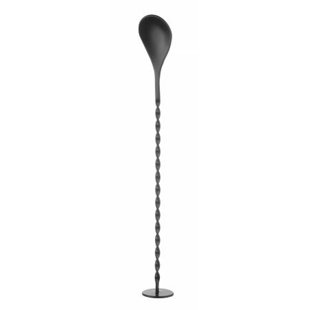Bar spoon with muddler, Bar up, Black, 280x35mm