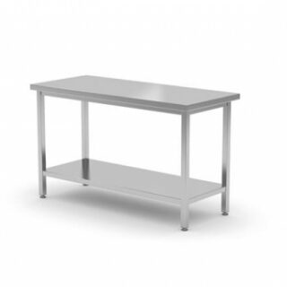 120x70x85cm Tööpinnalaud riiuliga poltidega tsentraalselt paigutatud