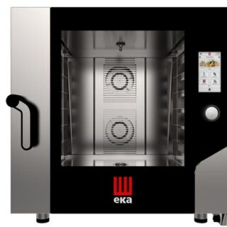 4x60x40cm Touch Screen Bakery automaatse pesemissüsteemiga, 6x60x40cm – elektroonilise juhtimisega, elektriline, Tecnoeka, 400V/11400W, 850x970x(H)850mm