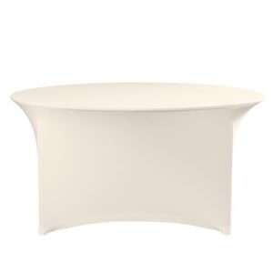 Ø120x76mm Sümpoosioni ümarlauakate kreemjas
