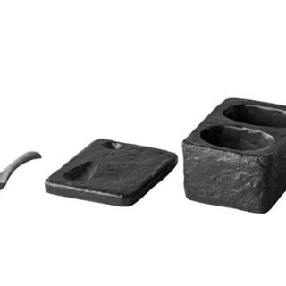 Vulcano pipra/soola komplekt koos minilusikaga