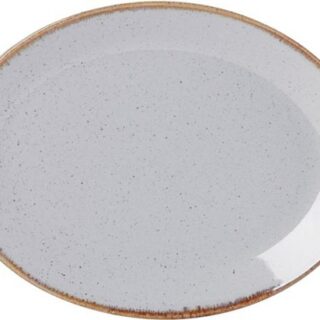 31x24cm TuhaVärvi ovaalne taldrik