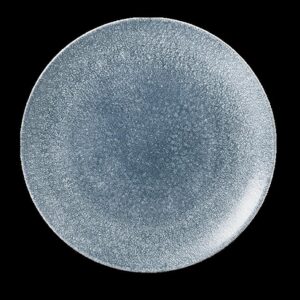 288mm Raku Topaz Blue kupeetaldrik