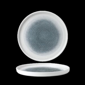 26cm Raku Topaz Sinise seinaga taldrik