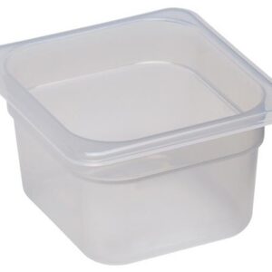 GN1/6 | 100mm | 1.5L Läbipaistvast polüpropüleenist konteiner Cambro, 162x176mm