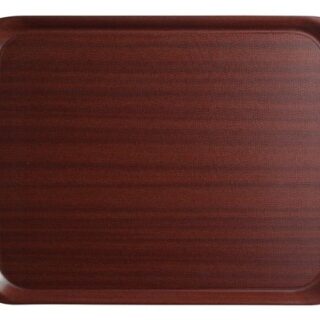 200x265mm Serveerimiskandik Mykonos, ovaalne, libisemiskindeL värv - mahagon Cambro,