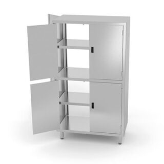 Vaheseina ja hingedega ustegaLäbipääsukapp - keevitatud Mõõtmed 800x500x1800mm