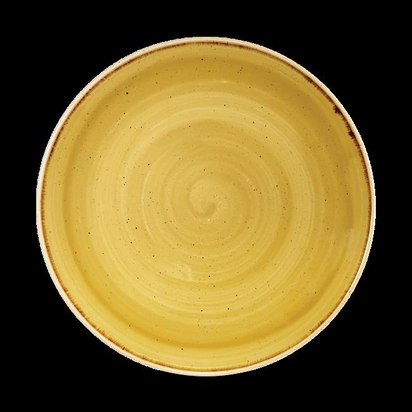 165mm Stonecast Mustard kupeetaldrik