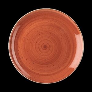 165mm Stonecast Orange kupeetaldrik