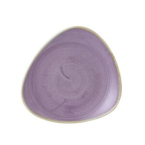 229mm Stonecast Lavendel kolmnurkne taldrik