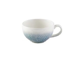 340ml Raku Topaz Blue cappuccino tass
