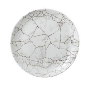 217mm Studio Prints Kintsugi Agate Grey kupeetaldrik