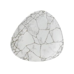 265mm Stuudioprindid Kintsugi Agate Hall kolmnurkne taldrik