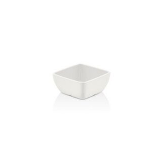 90x90x40mm Square melamine bowl white