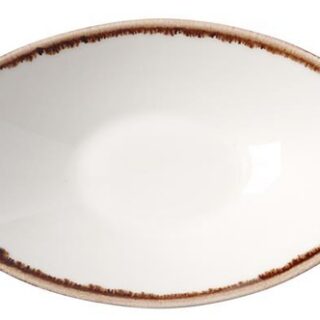 250x160mm Vanilla boat bowl