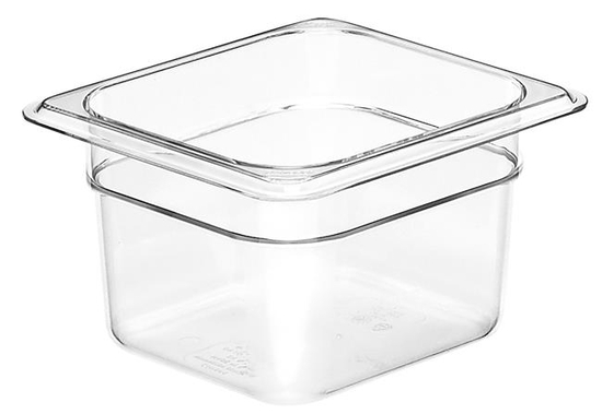 2.2L Polükarbonaadist konteiner Camwear® GN1/6, Cambro, 2.2 L H 150 mm, GN1/6, 162x176x150mm
