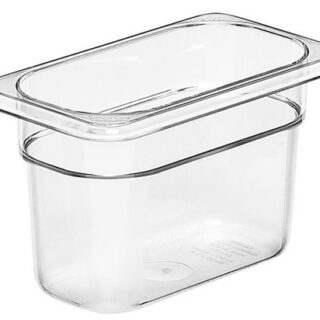 0.57L Polükarbonaadist konteiner Camwear® GN1/9, Cambro, 0,57 L H 65 mm, GN1/9, 108x176x65mm