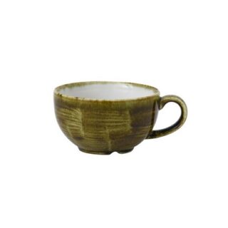 340ml Stonecast Plume Green cappuccino tass