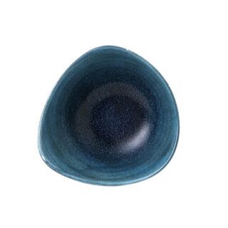 185mm Stonecast Aqueous Lagoon kolmnurkne kauss