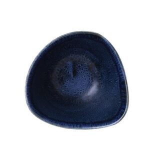 235mm Stonecast Plume Ultramarine kolmnurkne kauss