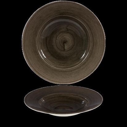 28cm Stonecast Patina Iron Black laia äärega kauss