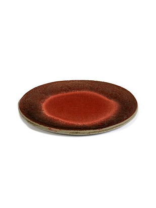 200mm Urbanistlik tasane taldrik punane