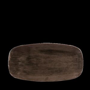 298x153mm Stonecast Patina Iron Black piklik taldrik