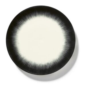 Valge 175mm Dé lame taldrik keskosaga