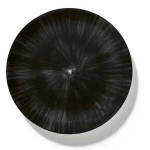 Musta 175mm Dé lame taldrik keskosaga
