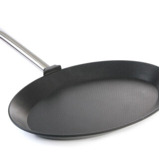 400x275x35mm Ovaalne pann kala jaoks Titanium Professional