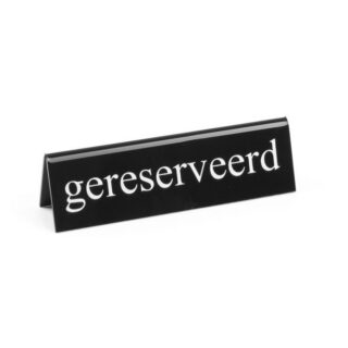 reserved Lauapealne infosilt - "reserveeritud" 130x30x38mm