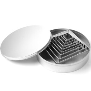 Viisnurgad neljakandiline Küpsisevormid komplekt-9tk. (H)30mm