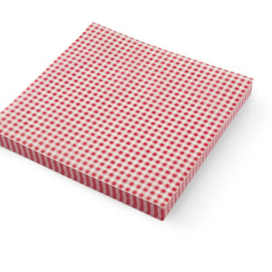 306x305mm Pärgamentpaber friikartulite ja külmade suupistete jaoks ruudumuster 500tk.