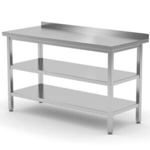 1000x700x850mm Töölaud kahe riiuliga - keevitatud