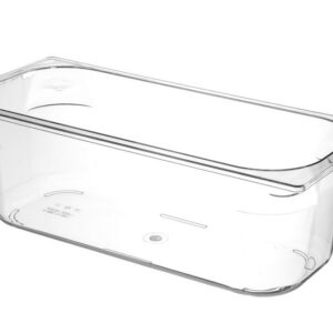 360x165x(H)120mm Polükarbonaadist jäätise küvett 5L
