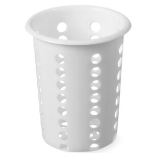 Eraldatav hoidetops söögiriistade jaoks - polüpropüleenist Ø97x137mm