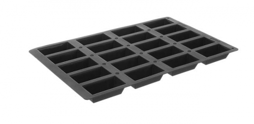 100x52x(H)31mm Silikoonist vorm Mini - Cake 20 auku GN1/1